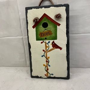 Hand Painted Slate Christmas Decor
